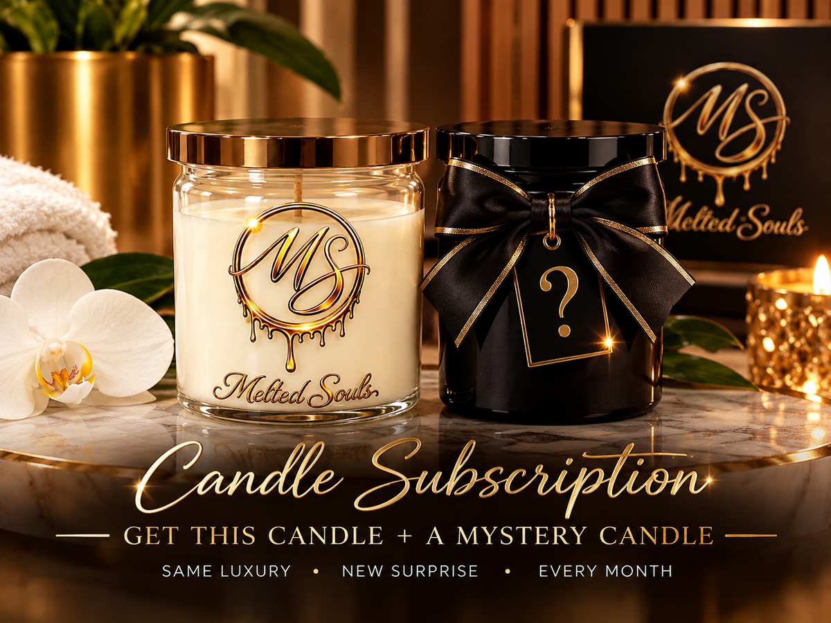 12oz Cashmere + Mystery Candle Duo